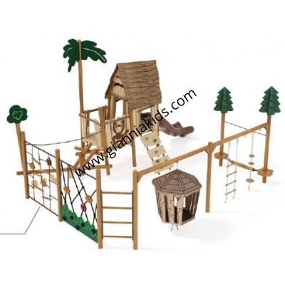 夏威夷小屋攀爬 - 延展組合版