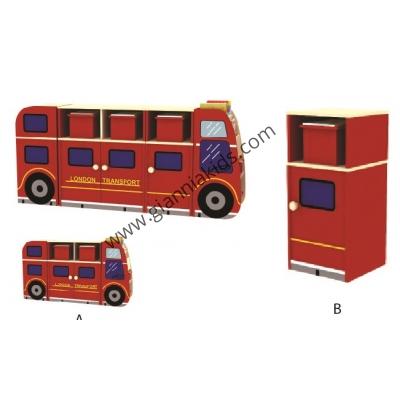 卡通圖書車