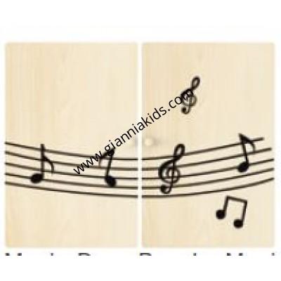 音樂門板