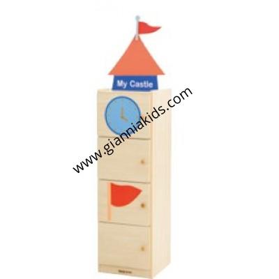 立式4格工作櫃