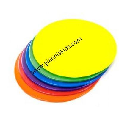 Circular logo pad
