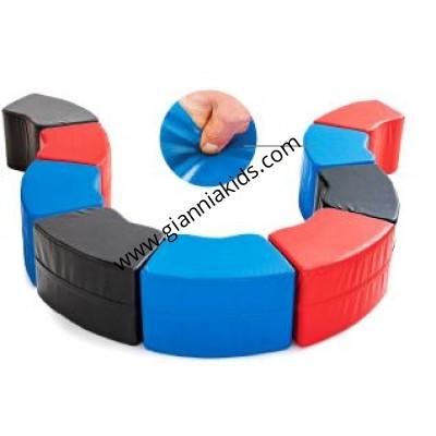 Curved balance stool