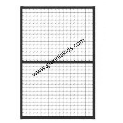 Grid wall panel