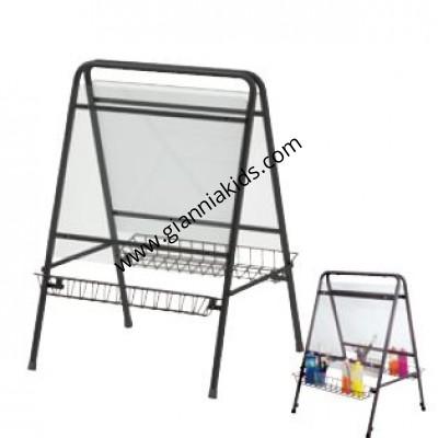 Double sided metal easel