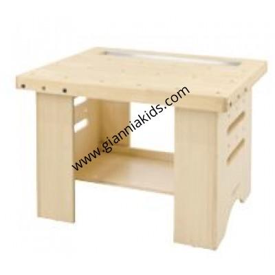 Wooden processing table