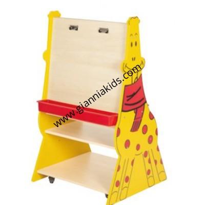 Giraffe double-sided easel