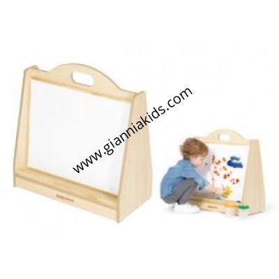 Double sided whiteboard cabinet