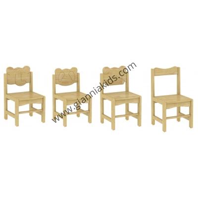 All wood chair
