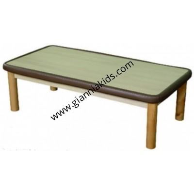 Soft padded wooden table