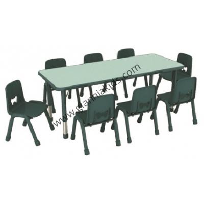 Rectangular wooden table
