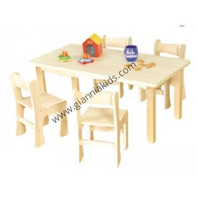 Rectangular wooden table