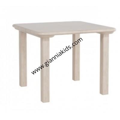 Preschool square wooden table
