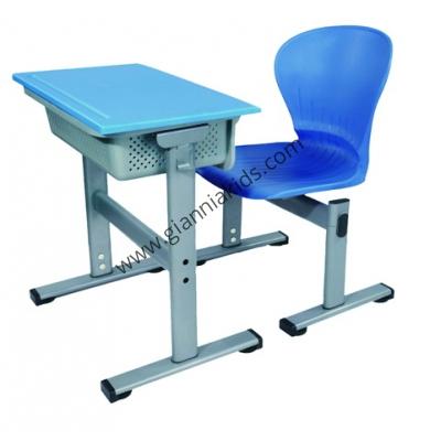 Student desks and chairs