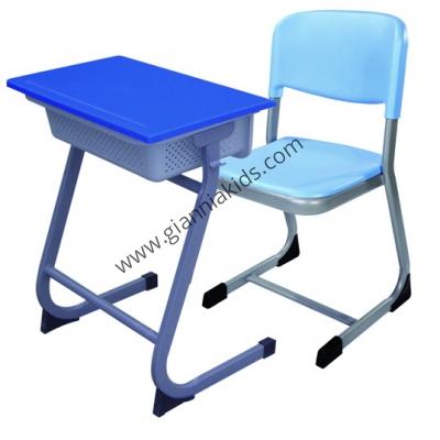 Student desks and chairs