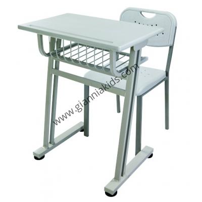 Student desks and chairs