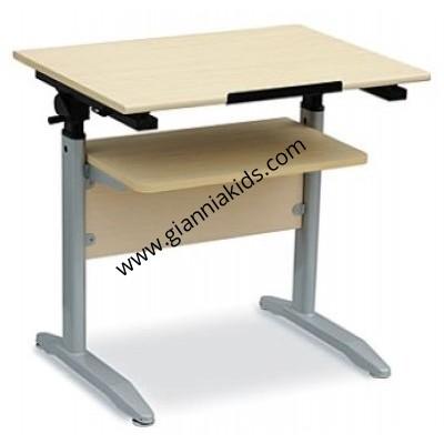Elevating drawing table