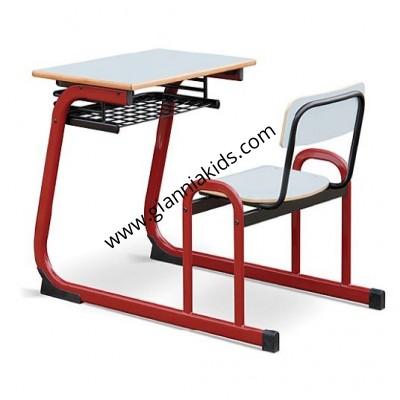 Single person desk and chair