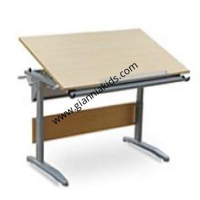 Elevating drawing table
