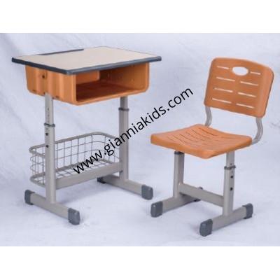 Lift plastic desks and chairs