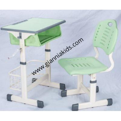 Lift plastic desks and chairs