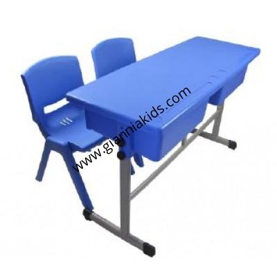 desks and chairs