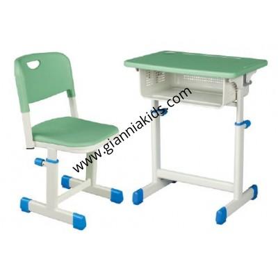 Lift plastic desks and chairs