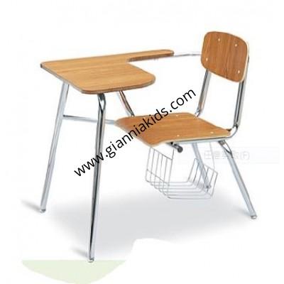 Single person desk and chair