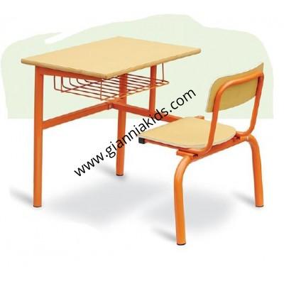 Single person desk and chair