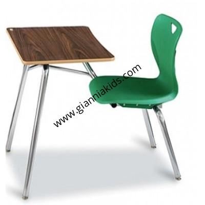 Single person desk and chair