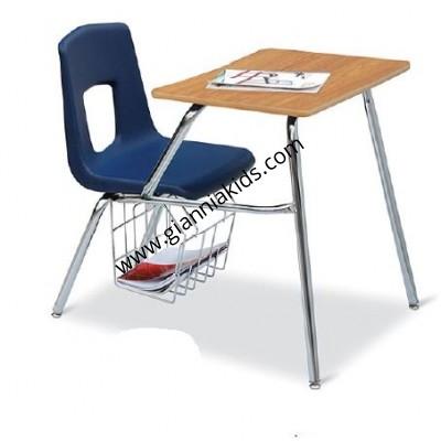 Single person desk and chair