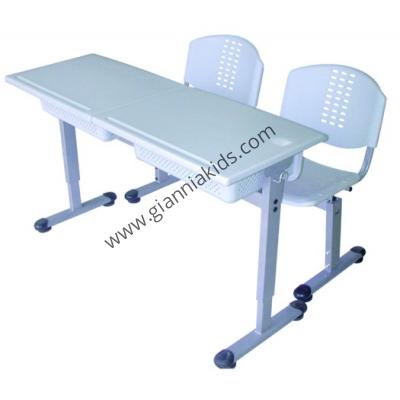 Student desks and chairs