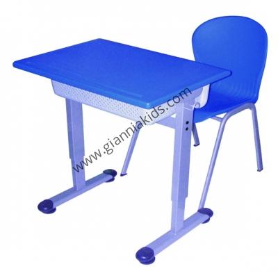 Student desks and chairs