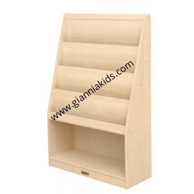 Upright bookshelf