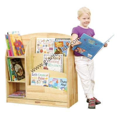 Solid wood bookshelf