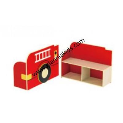 Fire truck bookshelf group - vehicle body