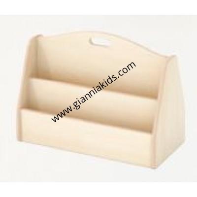Desktop double-sided bookshelf