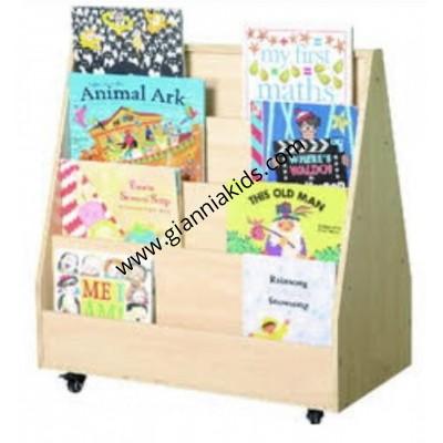 Double sided bookshelf