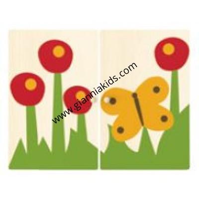 Garden door cabinet