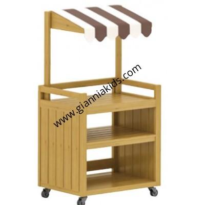 Outdoor beverage cart