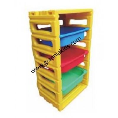 Toy storage rack
