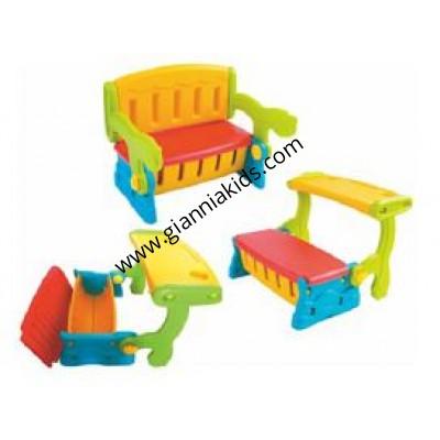 Three in one storage stool