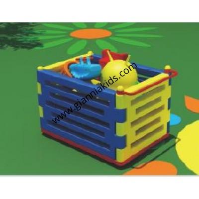 Toy storage cart