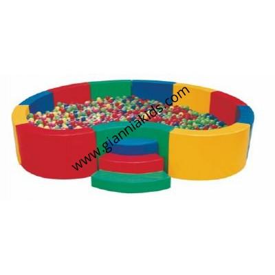 Fan shaped ocean ball pool