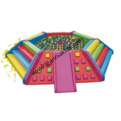 Multi functional hexagonal ball pool
