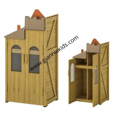 Outdoor Castle Storage House - Left