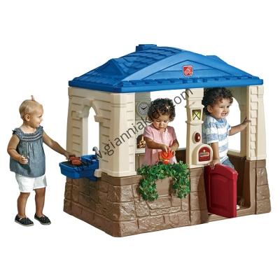 Minimally designed cabin (blue)
