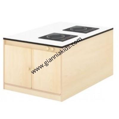 Induction cooker cabinet