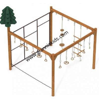 Suspended square combination
