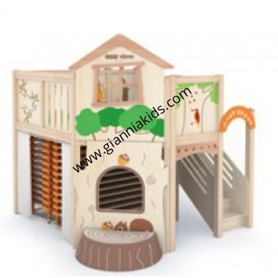 Forest treehouse attic