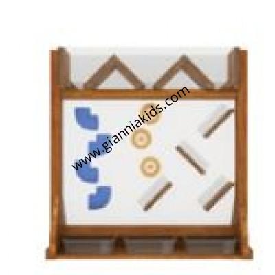 Playing with sand wall panels